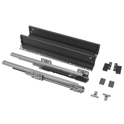SlimBox EVA 84*450мм, с доводчиком, графит (уп1 шт) 3238