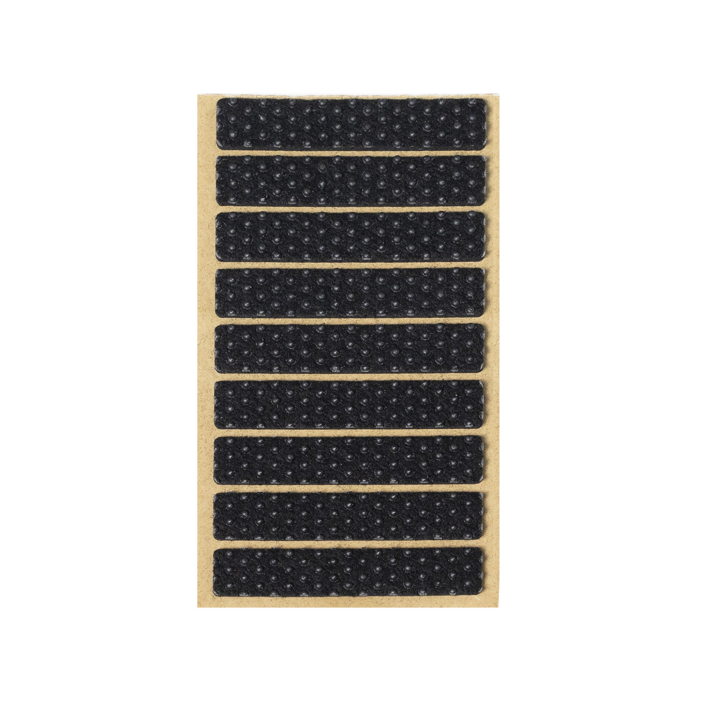 Подкладка самоприлипающая фетровая прорезиненная 15*80 (1 лист9 шт) черная AKS 109756