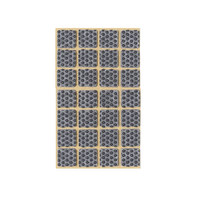 Подкладка самоприлипающая фетровая прорезиненная 20*20 (1 лист28 шт) серая AKS 109741