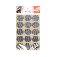 Подкладка самоприлипающая фетровая прорезиненная d30 мм (1 лист - 15 шт.) серая AKS 109729