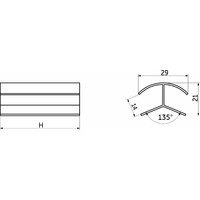 Подпятник с гвоздём одинарный, черный  AKS  82923
