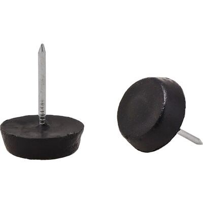 Подпятник с гвоздём одинарный, черный (1уп.1тыс.шт.) AKS  20965