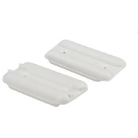 Подпятник пластиковый, белый AKS  61554 (нов.код 122001)