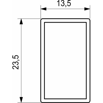 Рейлинг к Slimbox L-1100 белый передний AKS 64615