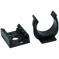 Клипса к ножке цокольная универсальная. цвет черный (140шт.)  25182