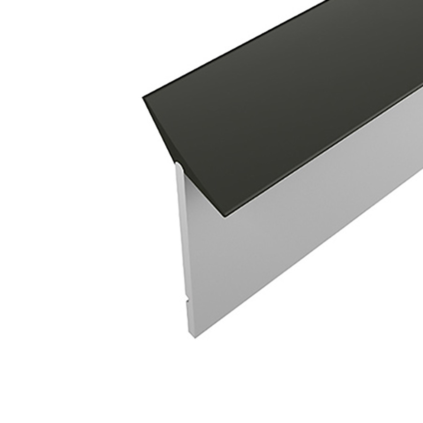 Уплотнительный плинтус Silikorner "серо-коричневый" 4,2 м № 20-10-04