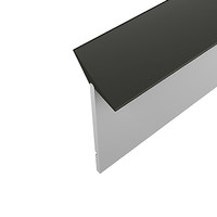 Уплотнительный плинтус Silikorner "серо-коричневый" 4,2 м № 20-10-04