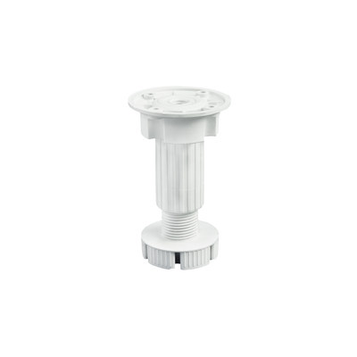 Опора кухонная пласт. h100 белая, трехсоставная (1уп250шт) AKS 69055