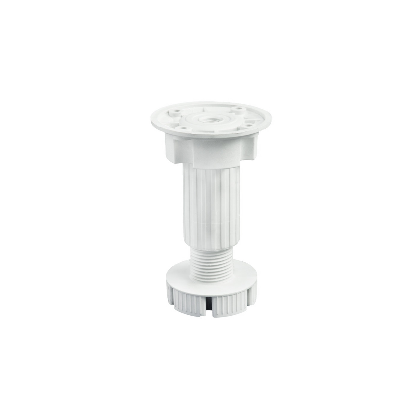 Опора кухонная пласт. h100 белая, трехсоставная (1уп250шт) AKS 69055