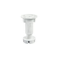 Опора кухонная пласт. h100 белая, трехсоставная (1уп250шт) AKS 69055