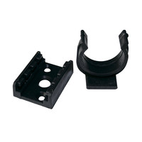 Клипса универсальная черная (под цоколь и ДСП) (140 шт./уп.) МФ 9447