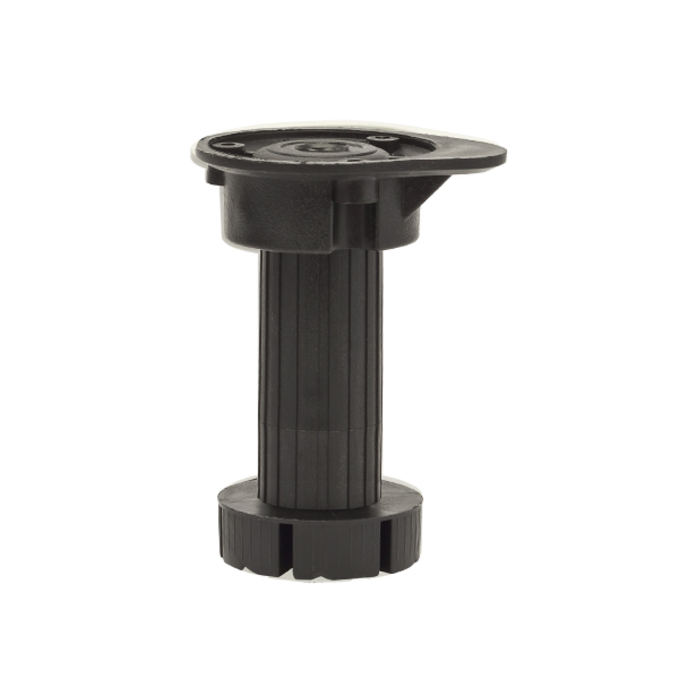 Опора кух. регулируемая 95-125 мм разборная черн. под саморез (без клипсы) МФ 4775