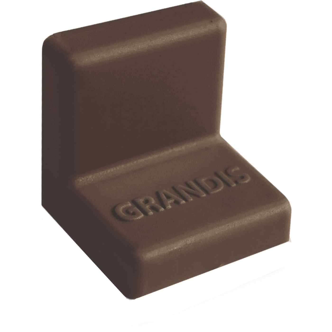 Уголок метал. Grandis 20*20мм с накладкой № 9 венге