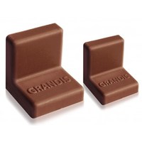 Уголок метал. Grandis 20*20мм с накладкой вишня