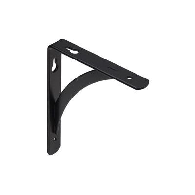 Полкодержатель KOMETA 150*120*20*3, черный AKS  68565