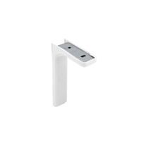 Полкодержатель-регоменсоль L 120мм, белый AKS  23303