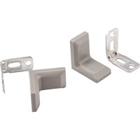 Уголок монтажный с металлической основой, серый (28мм*28мм*18 мм) (упак. 10 шт.) AKS 58309