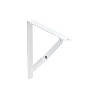 Полкодержатель складной модель 3, белый AKS  73042