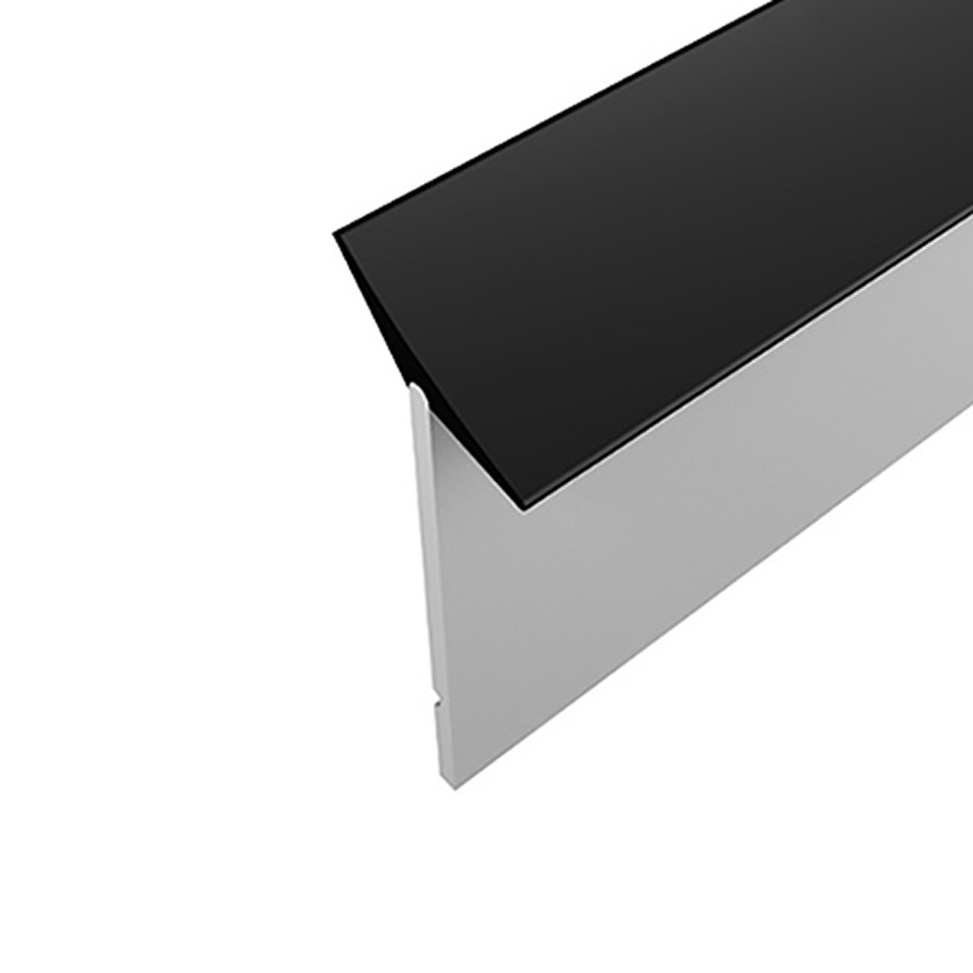 Уплотнительный плинтус Silikorner "черный" 4,2 м № 20-10-01