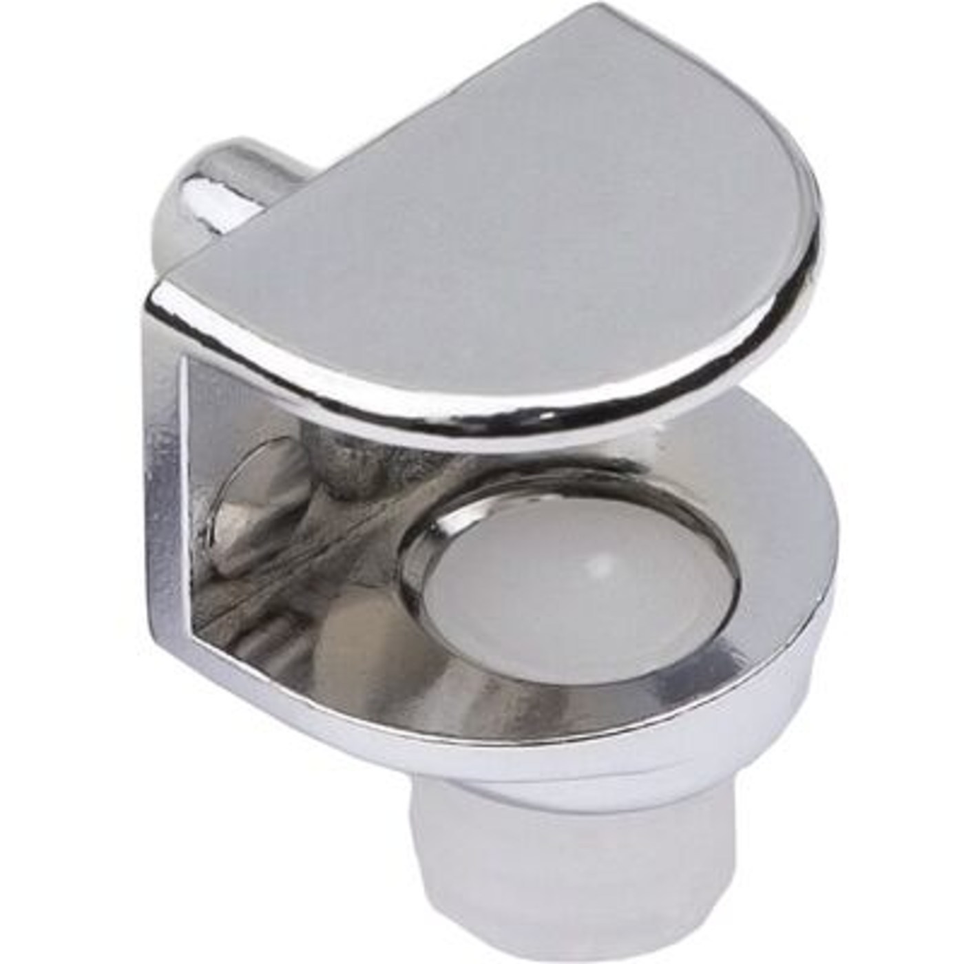 Полкодержатель для стекла регулируемый MV-09 под сверление, хром AKS  13113