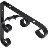 Полкодержатель ARFA 200*200*13*2,5, черный AKS  68620