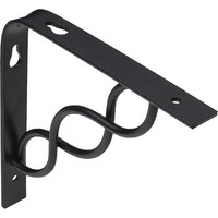 Полкодержатель INFINITY 150*150*20*3, черный AKS  68523