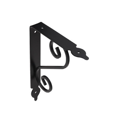 Полкодержатель MELODY 190*240, черный AKS  59124