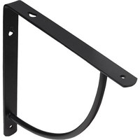 Полкодержатель ORBIT 250*250*20*3, черный AKS  68531