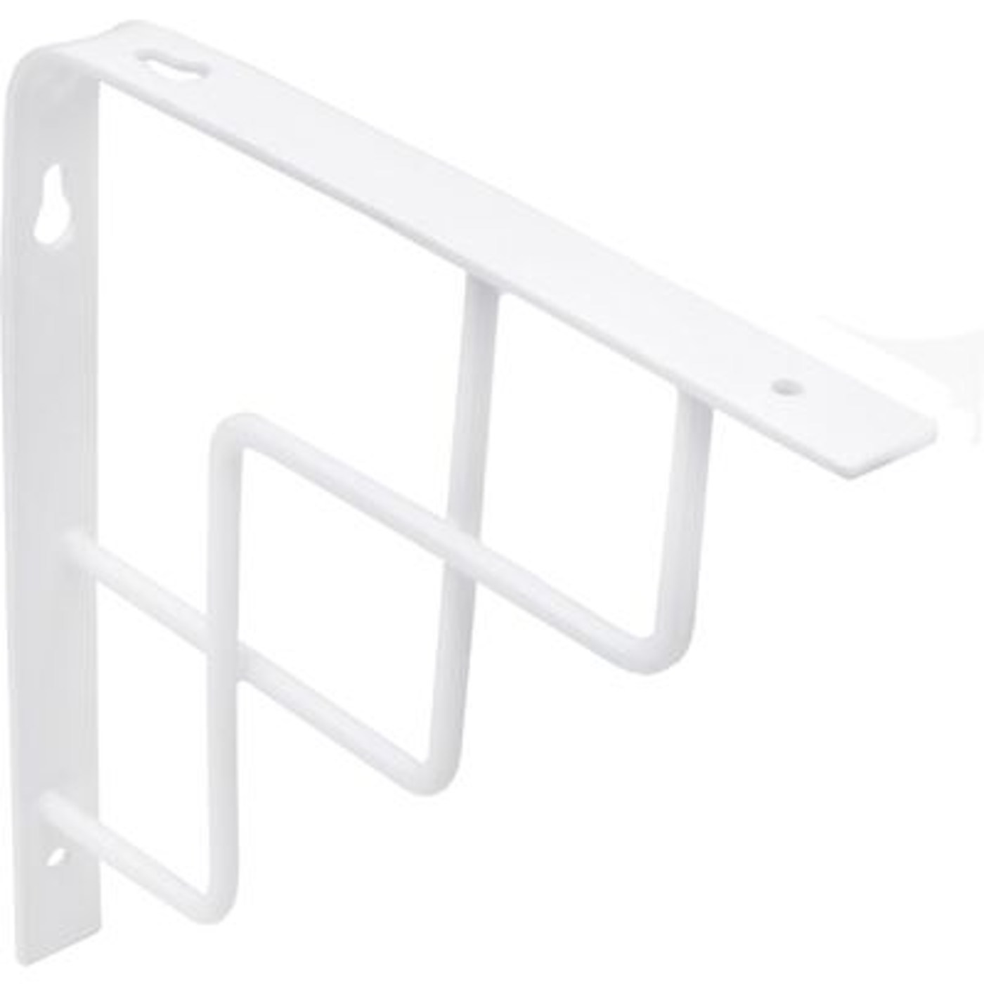 Полкодержатель QUADRO 150*150*20*3, белый AKS  68562