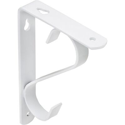 Полкодержатель SONATA 140*95*20*3, белый AKS  68574