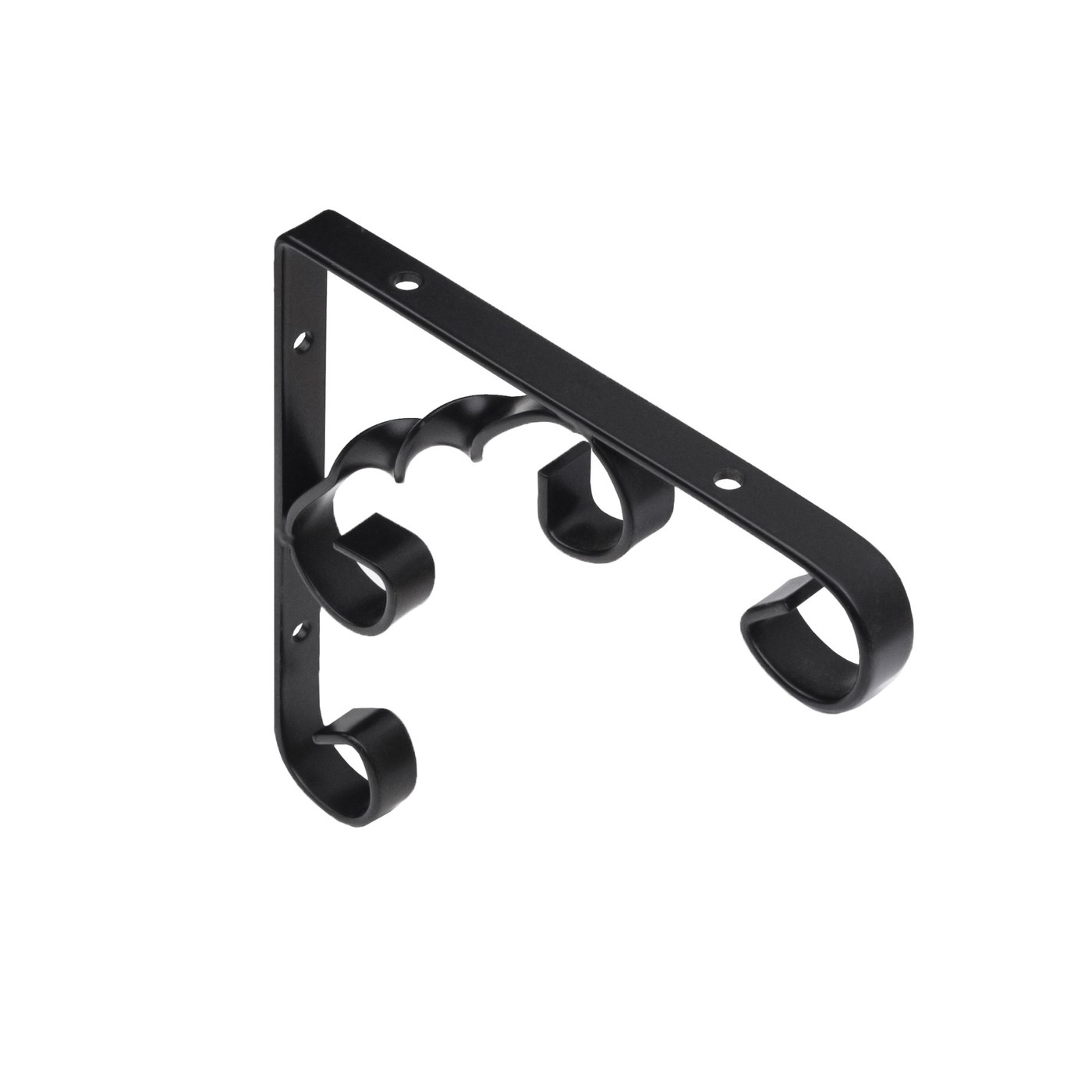 Полкодержатель ARFA 100*100*13*2,5, черный AKS  68619