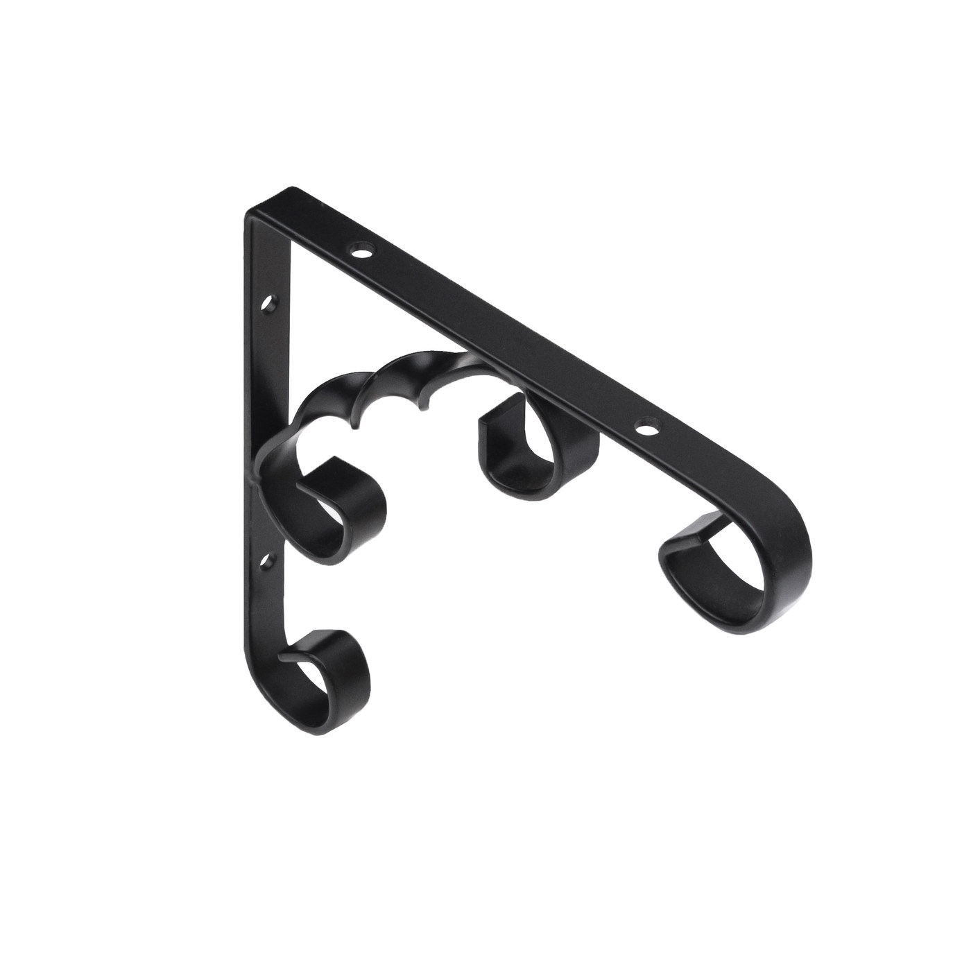 Полкодержатель ARFA 150*150*13*2,5, черный AKS  68618