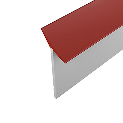 Уплотнительный плинтус Silikorner "красный" 4,2 м № 20-10-10 (под заказ, кратно упаковке  6 шт.)