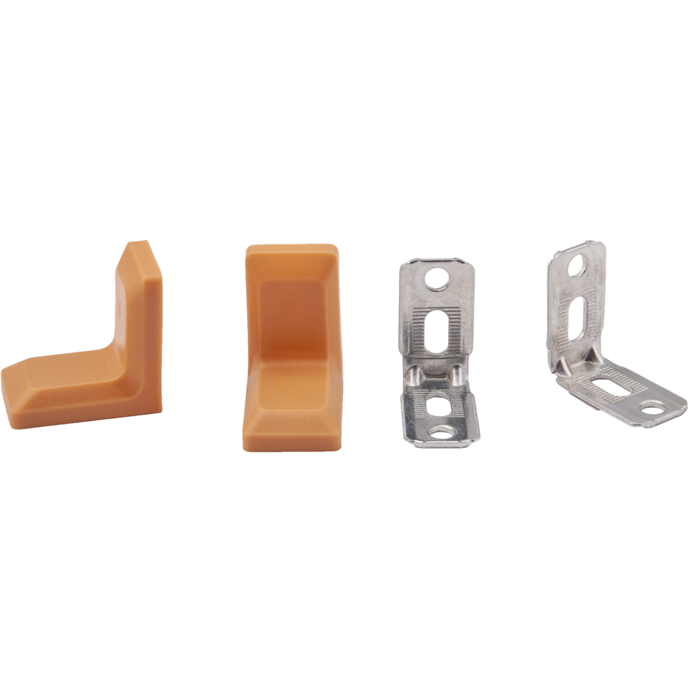 Уголок монтажный с металлической основой (100шт) Бежевый AKS 58306