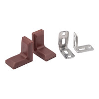 Уголок монтажный с металлической основой (100шт) Орех AKS 58308