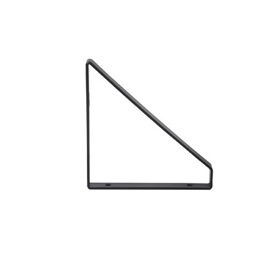 Полкодержатель DALI 122*121*16*2,5 черный AKS 90145