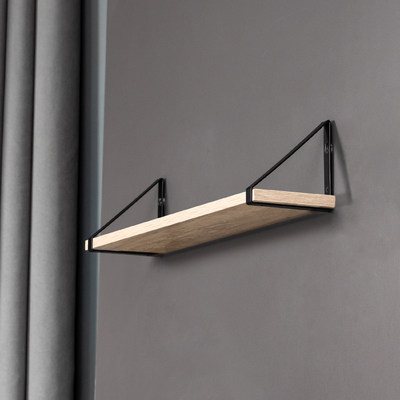 Полкодержатель DALI 122*121*16*2,5 черный AKS 90145