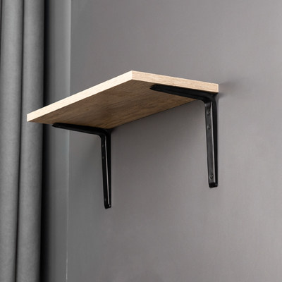 Полкодержатель CRAFT 125*150*1.2, черный AKS 68578