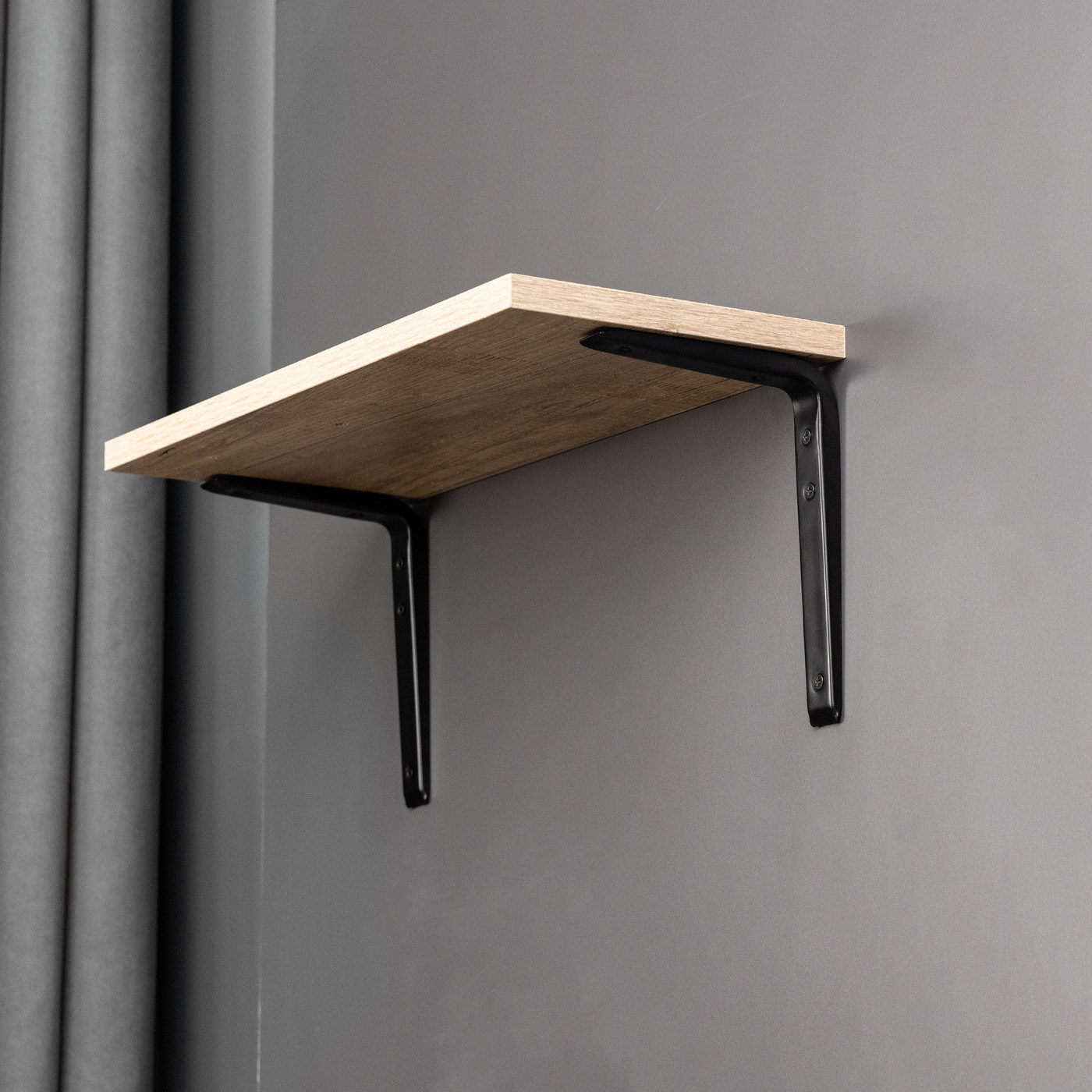 Полкодержатель CRAFT 200*250*1.5, черный AKS 68583