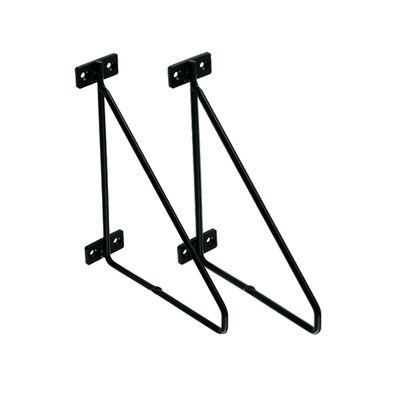 Полкодержатель FANTOM 166*209 черный AKS 70878