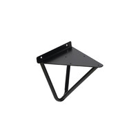 Полкодержатель FLASH 160*186, черный матовый AKS 95281