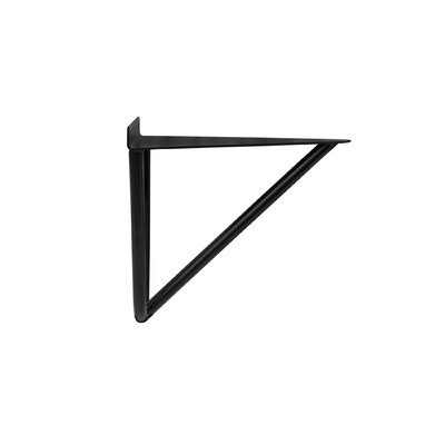 Полкодержатель FLASH 160*186, черный матовый AKS 95281