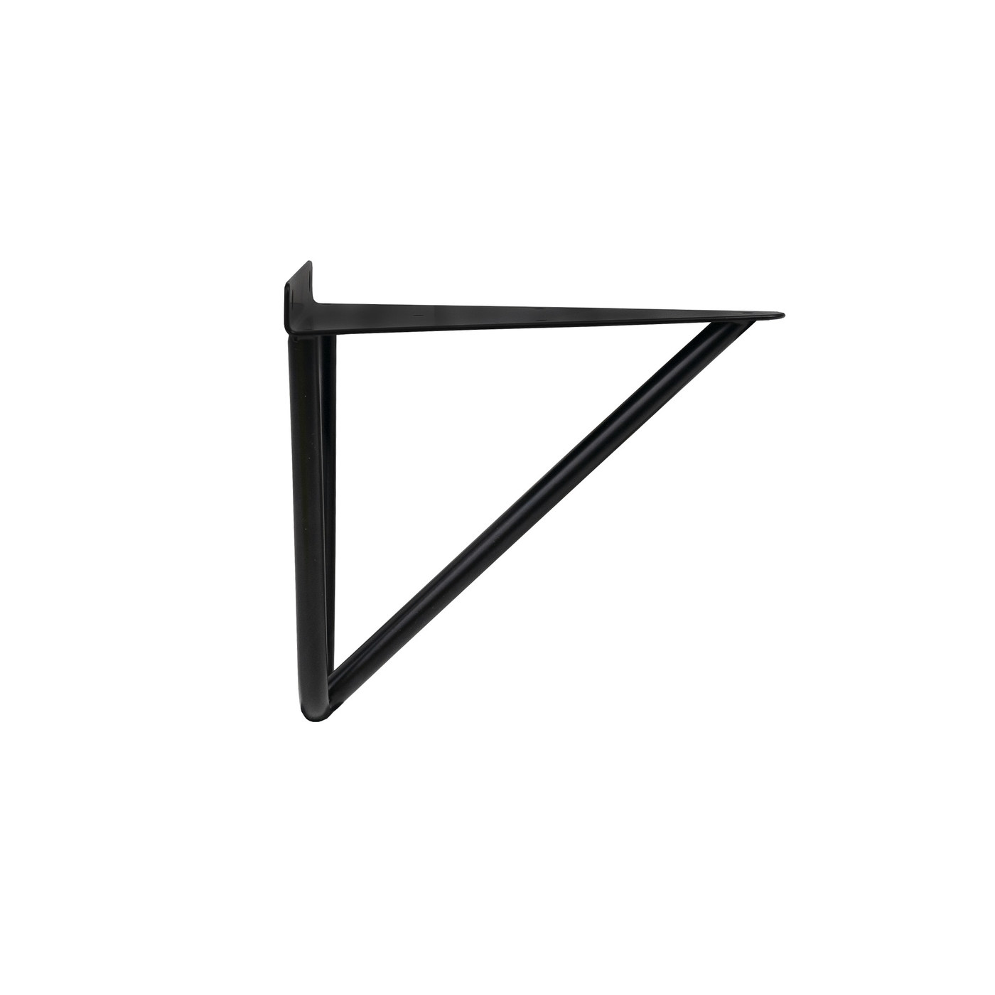 Полкодержатель FLASH 160*186, черный матовый AKS 95281