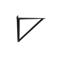 Полкодержатель FLASH 160*186, черный матовый AKS 95281