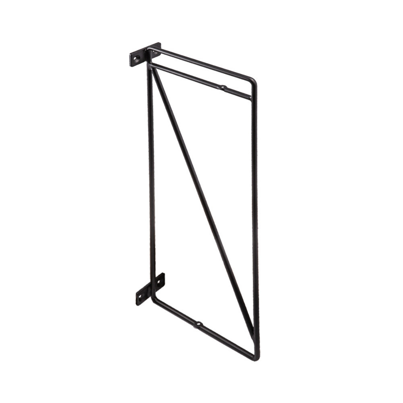 Полкодержатель KOMBO 166*400 черный AKS 71063