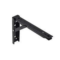 Полкодержатель складной 200*135*30 модель 2, черный AKS 73515