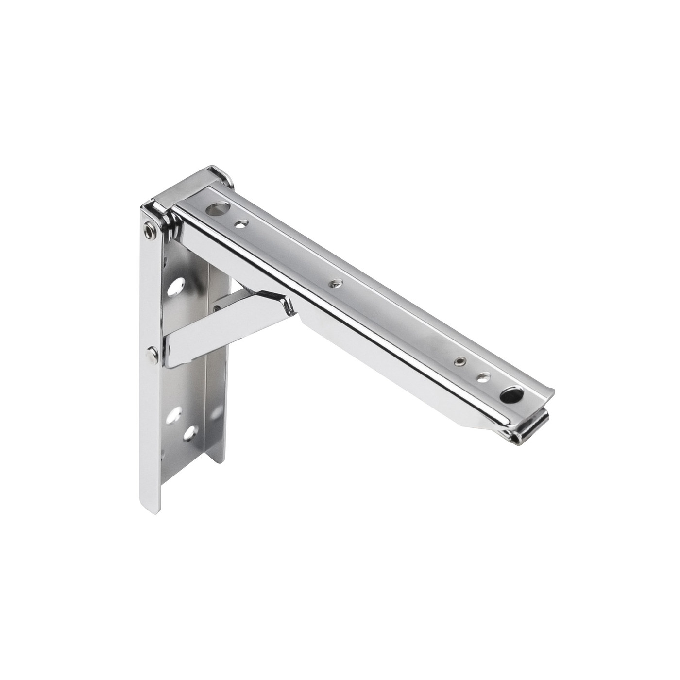 Полкодержатель складной 350*135*30 модель 2, черный AKS 73517