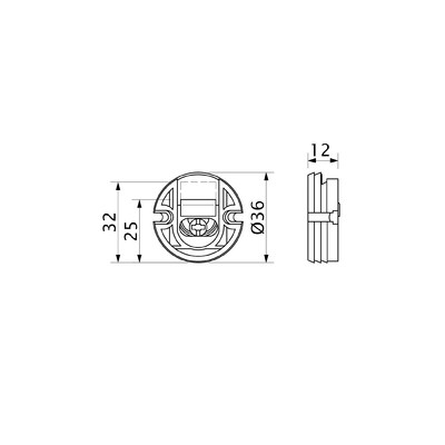 Навес кухонный регулируемый центральный, коричневый AKS  18982