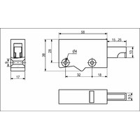 Навес кухонный регулируемый (простой) Белый AKS 13198