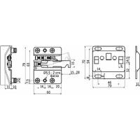 Навес кухонный регулируемый VOLAT левый+правый+планка+белые заглушки AKS 106040